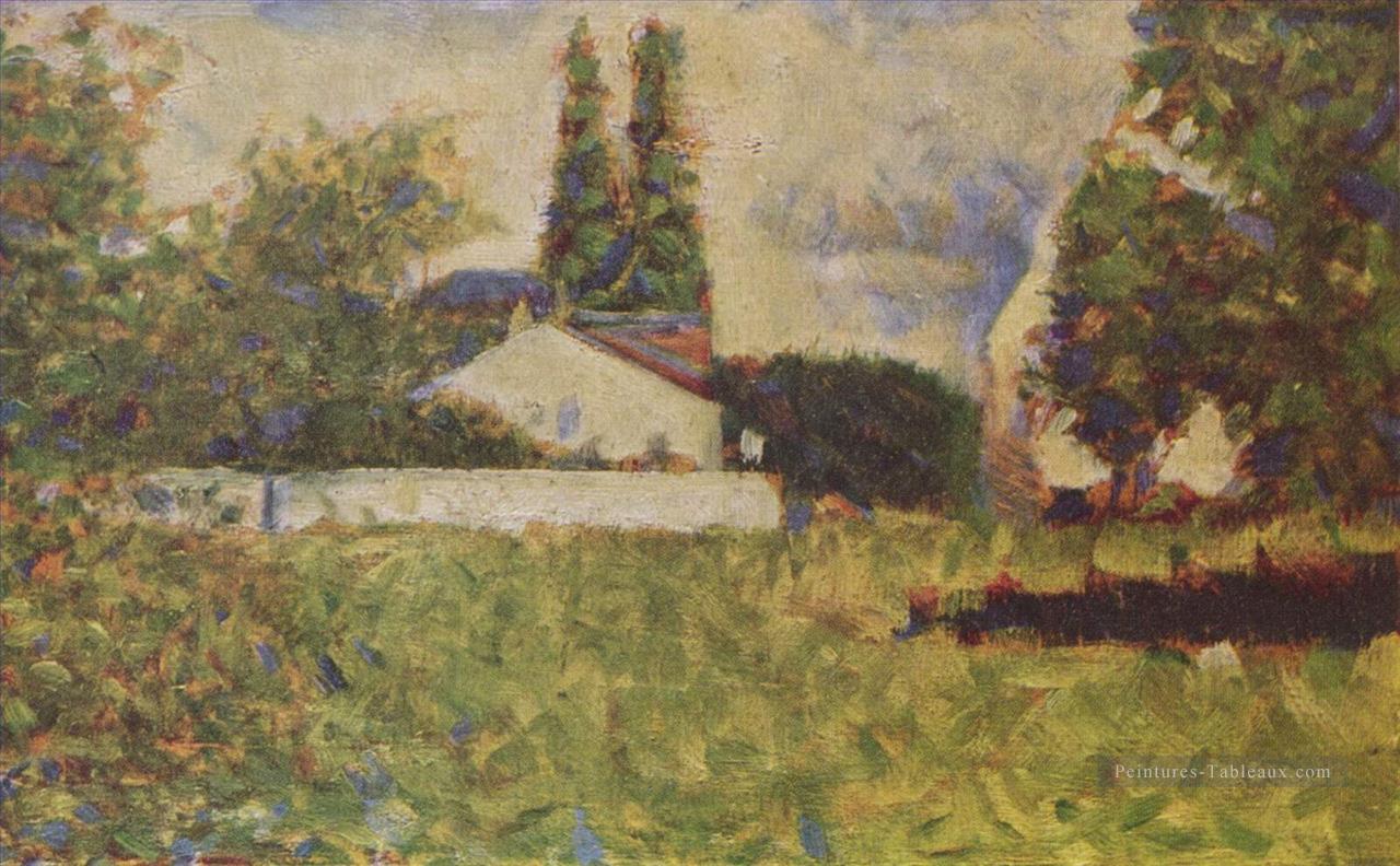 une maison entre les arbres 1883 Peintures à l'huile